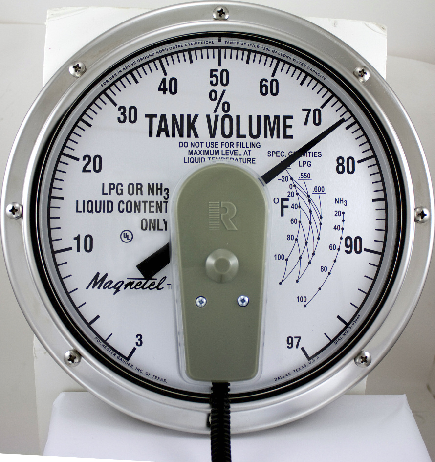 8" Magnetel MR-R3D S / B Dial LP / NH3 5-95%